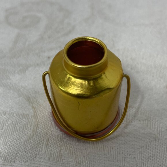 Copper Brass Colored Miniature Kettles Bowls Pots Pails Doll House - Picture 5 of 9